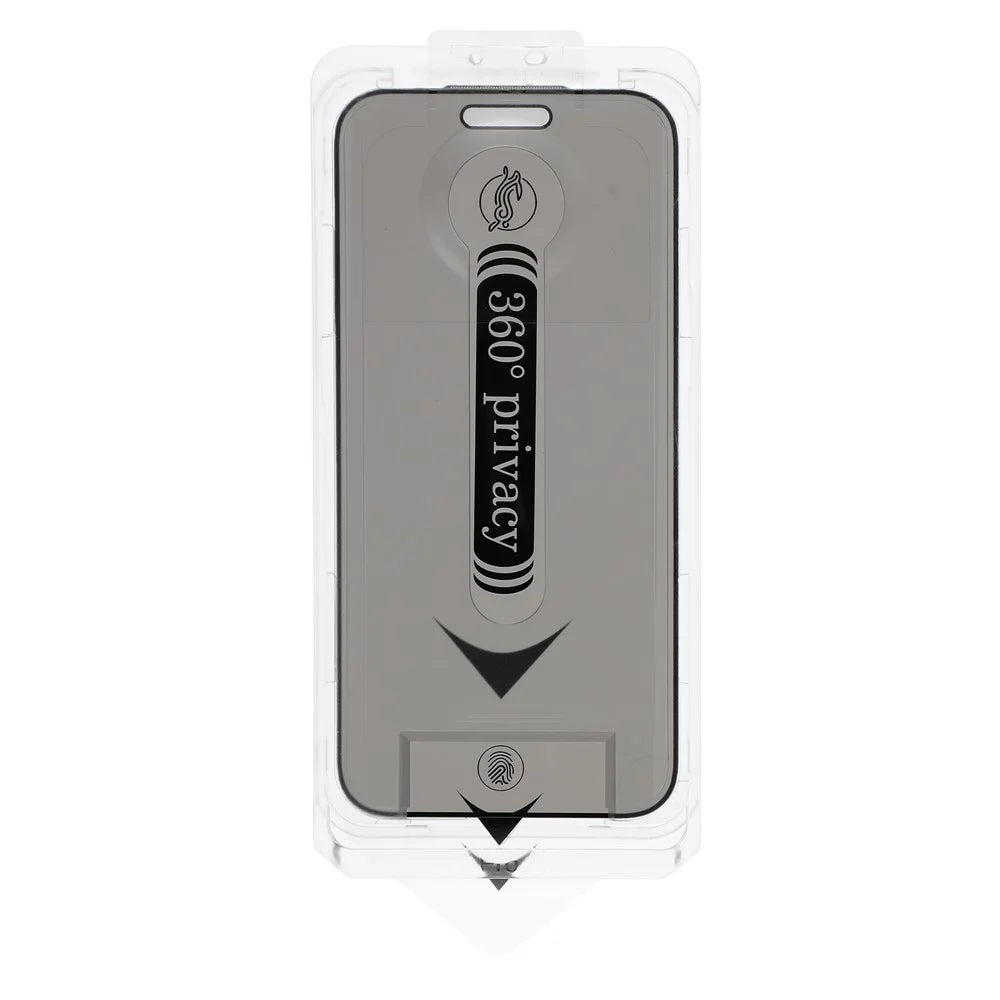 For iPhone 17 Pro Anti Spy Privacy Screen Protector High Aluminium-silicon Glass Film with Easy Installation Tool - 2