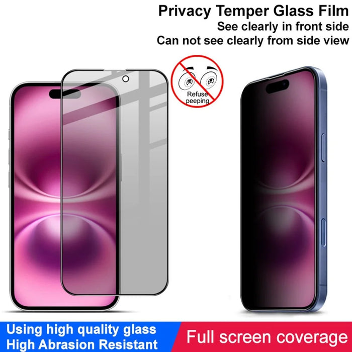 IMAK For iPhone 17 Anti Peep Tempered Glass Screen Protector Full Coverage - 6
