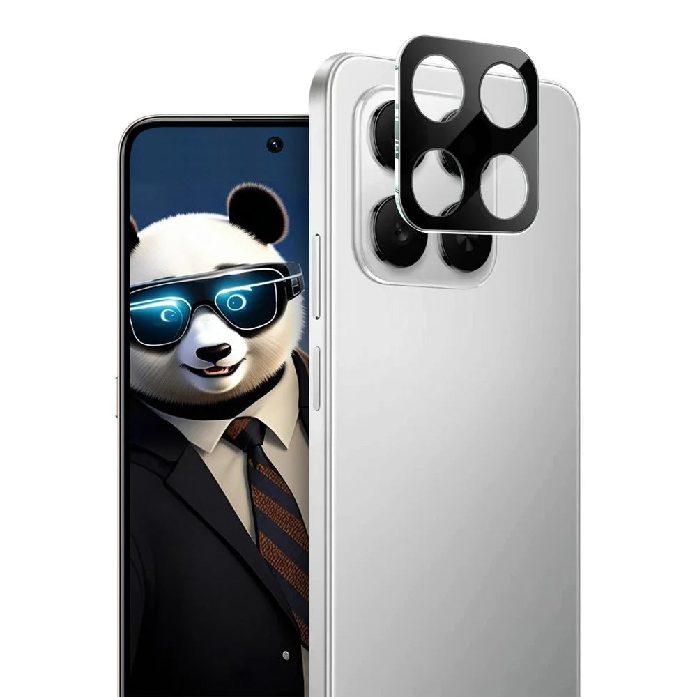 IMAK For Honor 400 Smart 5G / 4G / X7d 4G Tempered Glass Lens Film + Acrylic Cap (Black Version) - 2