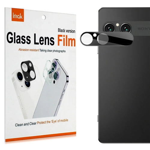 IMAK For Sony Xperia 10 VII Camera Lens Protector Tempered Glass HD Clear Lens Film (Black Version) - 1