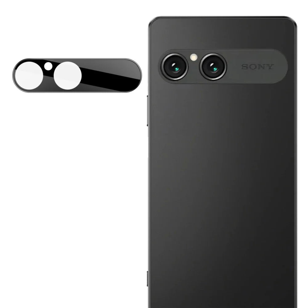 IMAK For Sony Xperia 10 VII Camera Lens Protector Tempered Glass HD Clear Lens Film (Black Version) - 2