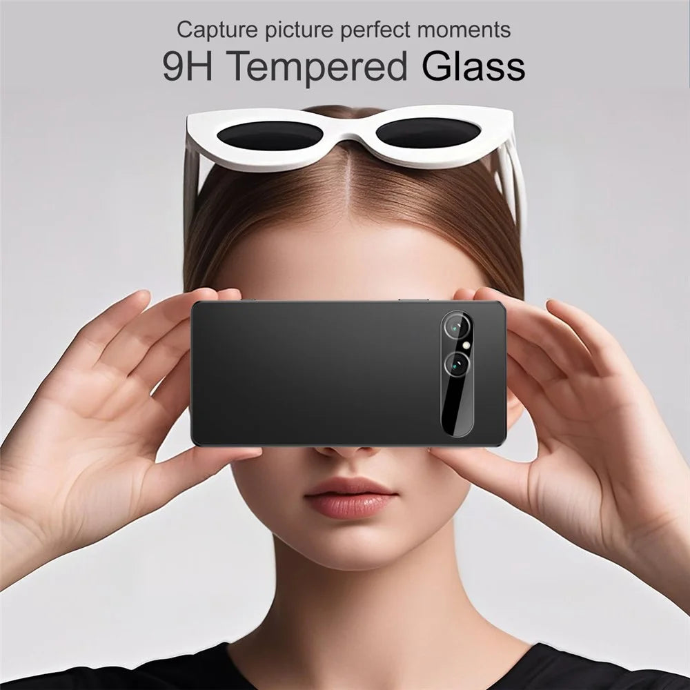 IMAK For Sony Xperia 10 VII Camera Lens Protector Tempered Glass HD Clear Lens Film (Black Version) - 4