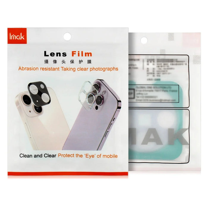 IMAK For Samsung Galaxy Z Flip7 FE 5G Tempered Glass Camera Lens Protector Acrylic Lens Cap (Black Circle Design) - 7