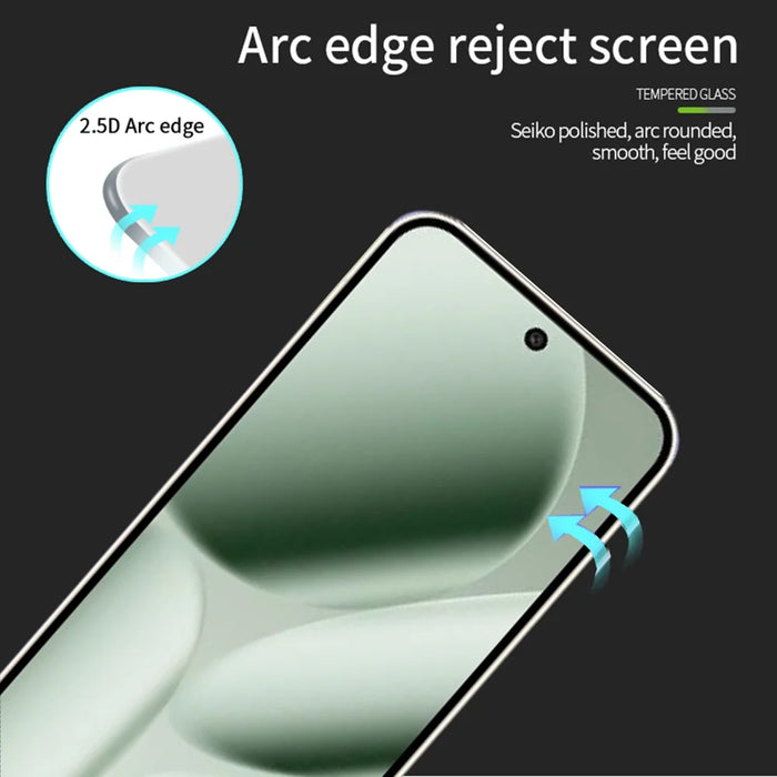 MOFI For Google Pixel 10 Pro XL Screen Protector  9H Full Glue Full Coverage High Aluminum-Silicon Glass Film - Black - 2