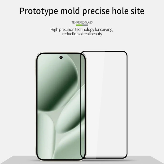 MOFI For Google Pixel 10 Pro XL Screen Protector  9H Full Glue Full Coverage High Aluminum-Silicon Glass Film - Black - 3