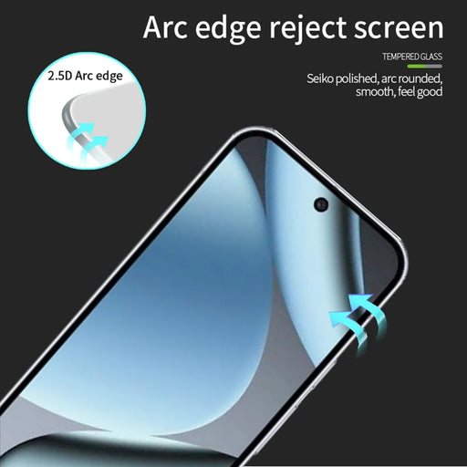 MOFI For Google Pixel 10 Pro / Google Pixel 10 Screen Protector  9H Full Glue Full Coverage High Aluminum-Silicon Glass Film - Black - 2