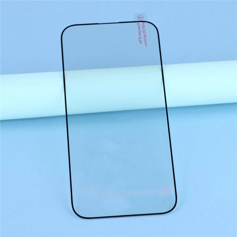 For iPhone 17 Pro Max Screen Protector Silk Printing Full Glue Tempered Glass Screen Film with Camera Lens Film - 4