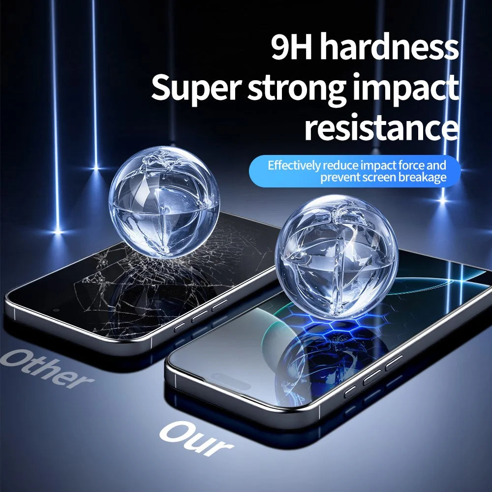 DO AS YOU WISH For iPhone 15 Screen Protector Silk Printing Full Glue High Aluminum-silicon Glass Film - 5