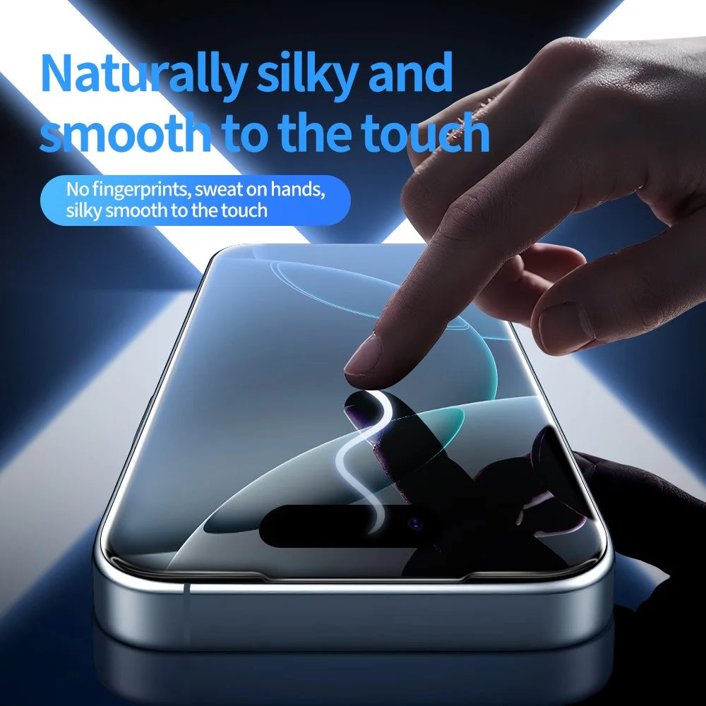 DO AS YOU WISH For iPhone 15 Screen Protector Silk Printing Full Glue High Aluminum-silicon Glass Film - 6