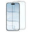 For iPhone Air Screen Protector Full Coverage Black Edge Silk Printing HD Tempered Glass Film with Dust Mesh - 1