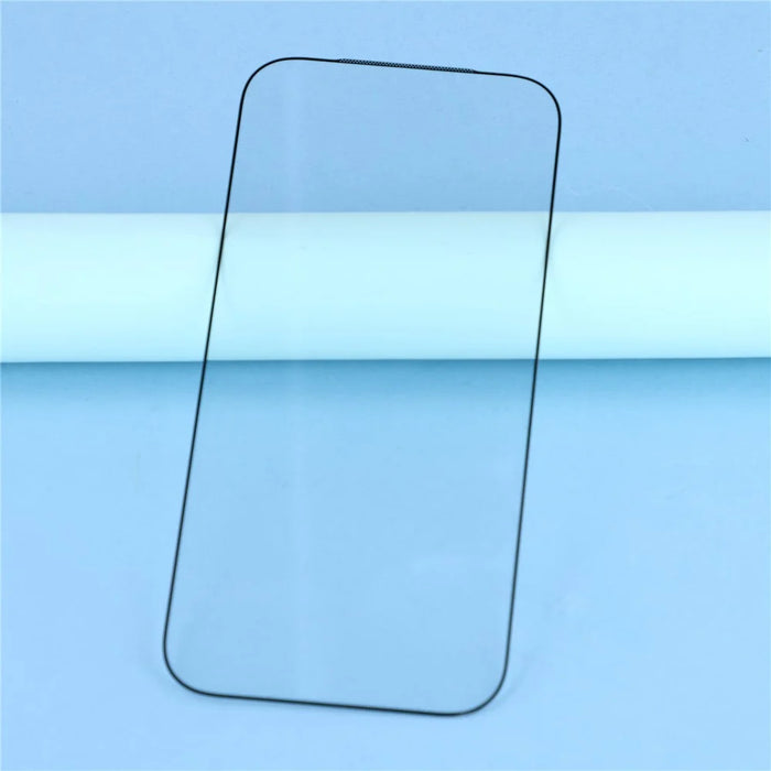 For iPhone 18 Pro Max / 17 Pro Max Screen Protector Full Coverage Black Edge Silk Printing HD Tempered Glass Film with Dust Mesh - 3
