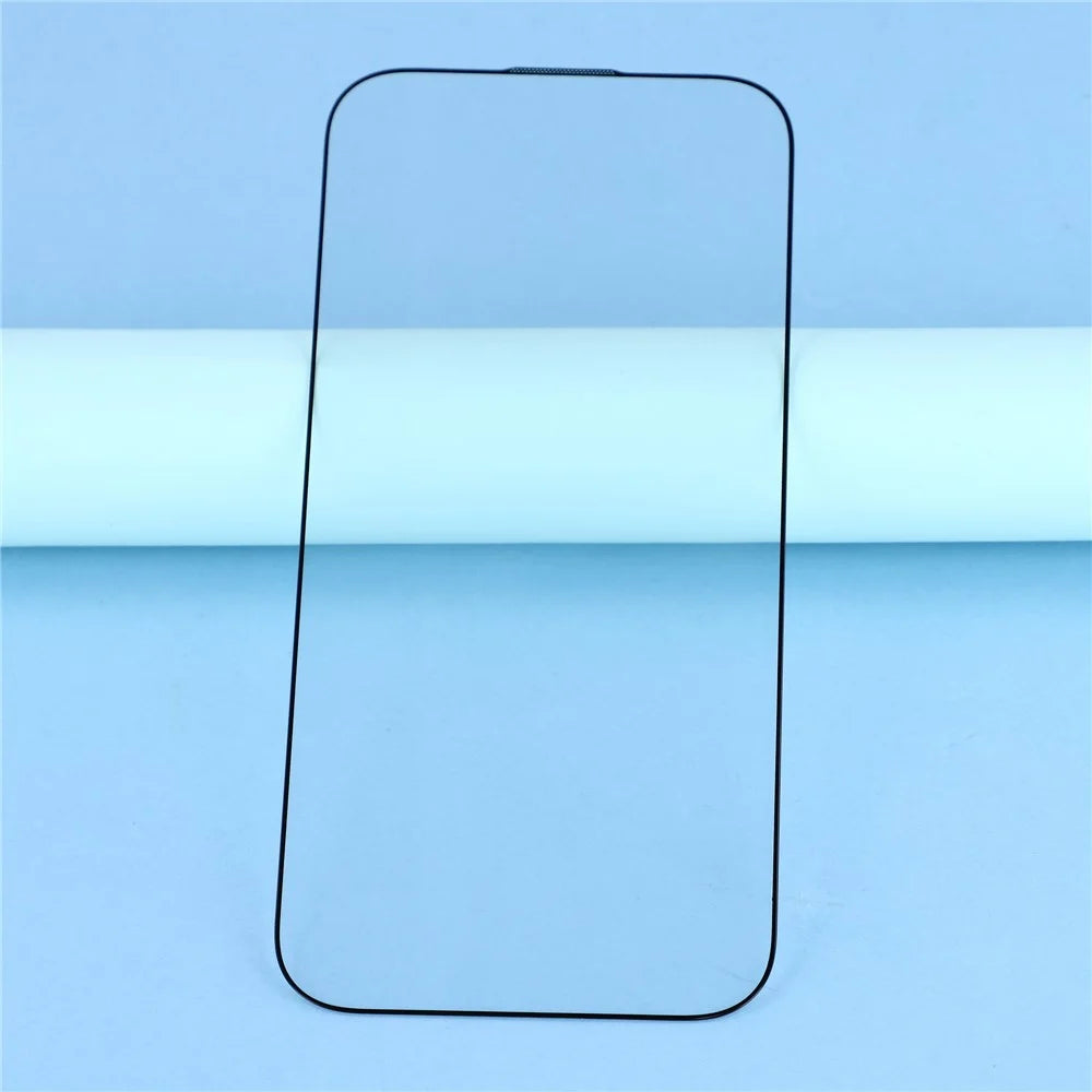 For iPhone 18 Pro / 17 Pro Matte Screen Protector Black Edge Silk Printing Tempered Glass Film with Dust Mesh - 4