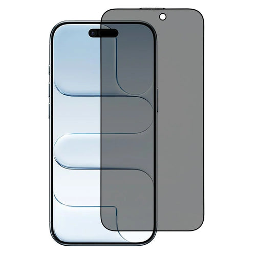 For iPhone Air Privacy Screen Protector 180 Degree Anti Spy Tempered Glass Film Full Coverage Silk Printing Edge - 1