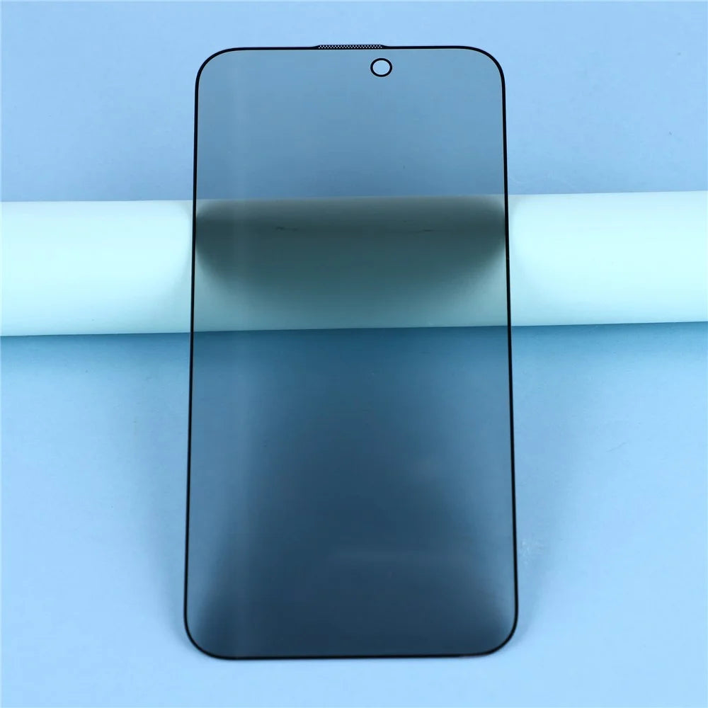 For iPhone 17 Pro Privacy Screen Protector 180 Degree Anti Spy Tempered Glass Film Full Coverage Silk Printing Edge - 4