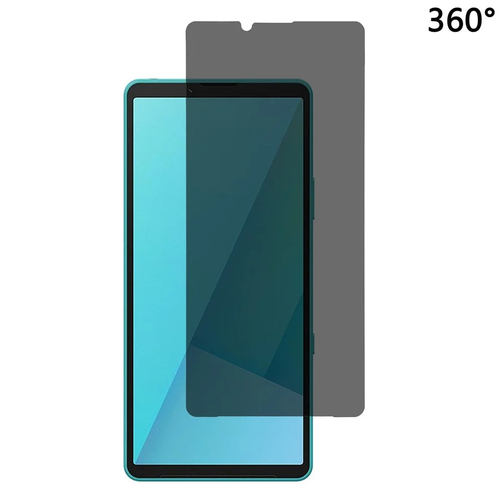 For Sony Xperia 10 VII Anti Spy Tempered Glass 360° Privacy Protection 0.25 Arc Screen Protector - 1