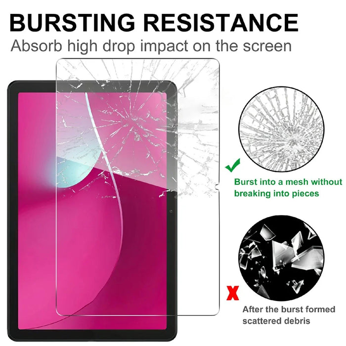 For T-Mobile REVVL Tab 2 (2025) Tempered Glass Screen Protector 2.5D Straight Edge Screen Film - 4
