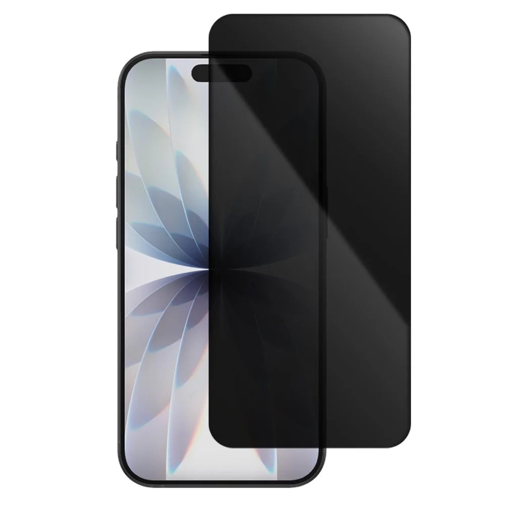COTECI For iPhone 17 Full Screen Protector HD Silk Printing Anti Spy Tempered Glass Film - 1