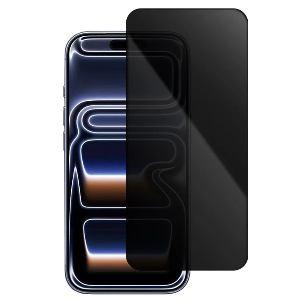 COTECI For iPhone 17 Pro Full Screen Protector HD Silk Printing Anti Spy Tempered Glass Film - 1