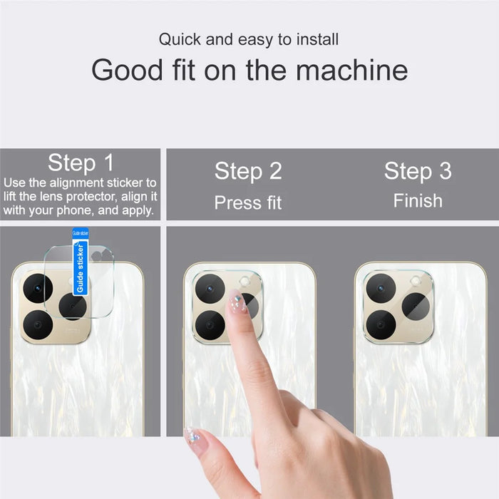 IMAK For Realme 15T 5G Camera Lens Protector Slim Tempered Glass Lens Film - 5