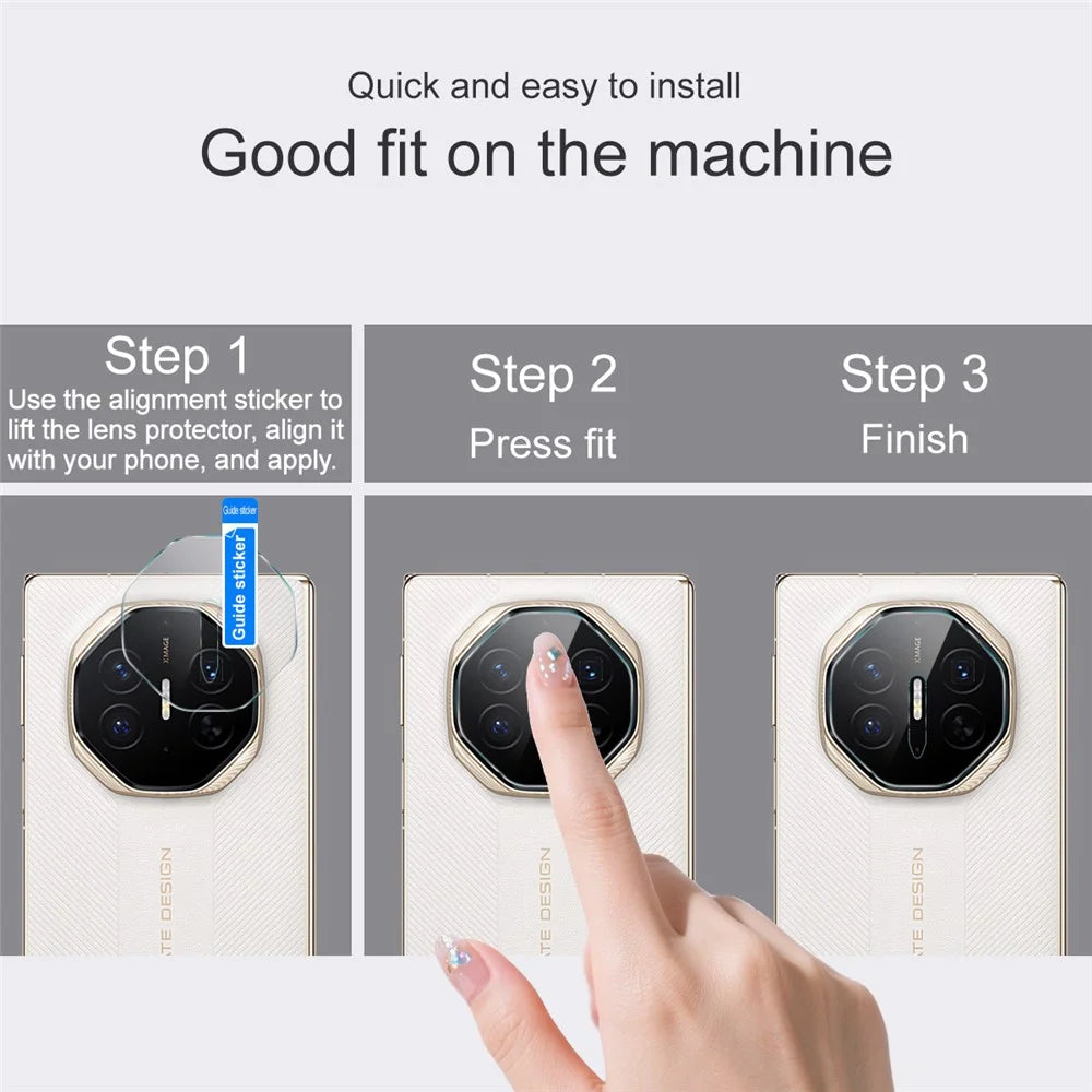 IMAK For Huawei Mate XTs Ultimate Camera Lens Protector Slim Tempered Glass Lens Film - 5