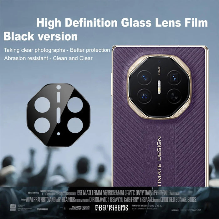 IMAK For Huawei Mate XTs Ultimate Camera Lens Protector Tempered Glass HD Clear Lens Film (Black Version) - 3