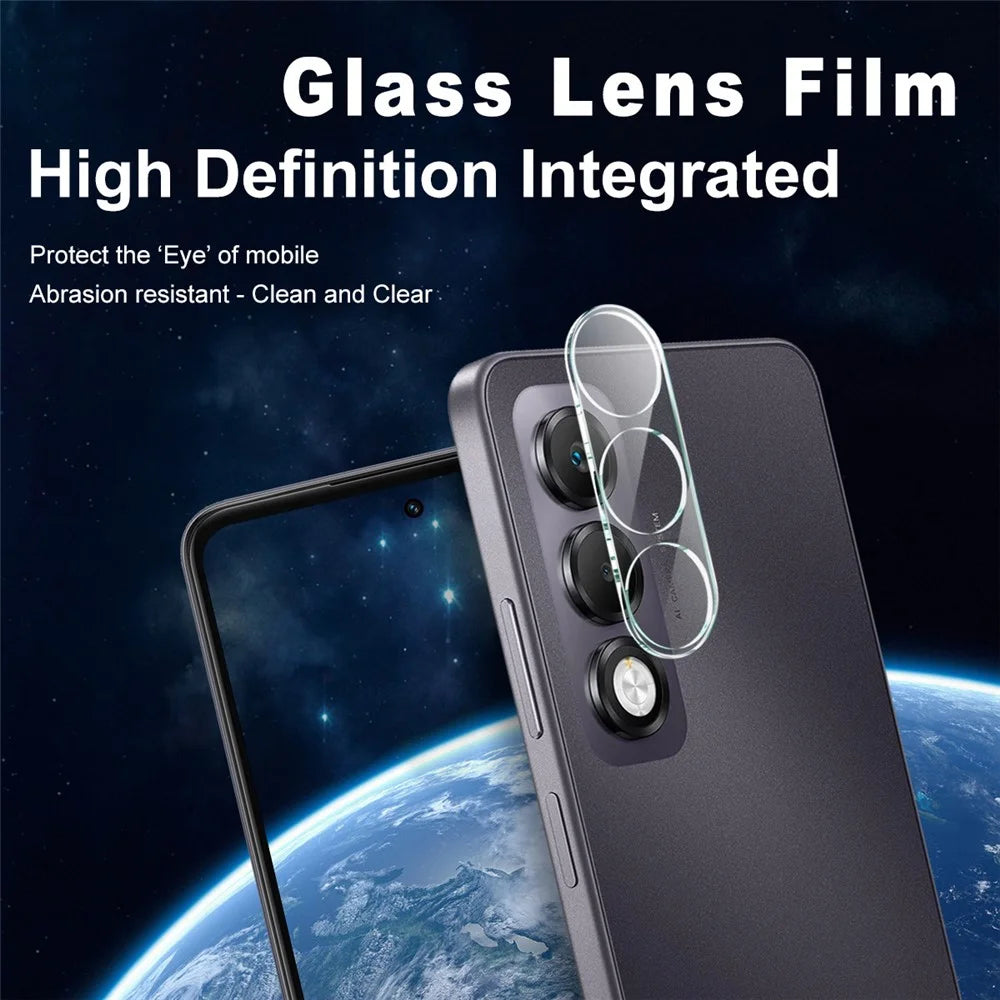 IMAK For Oppo A5i Pro 4G Tempered Glass Camera Lens Protector + Acrylic Lens Cap - 3