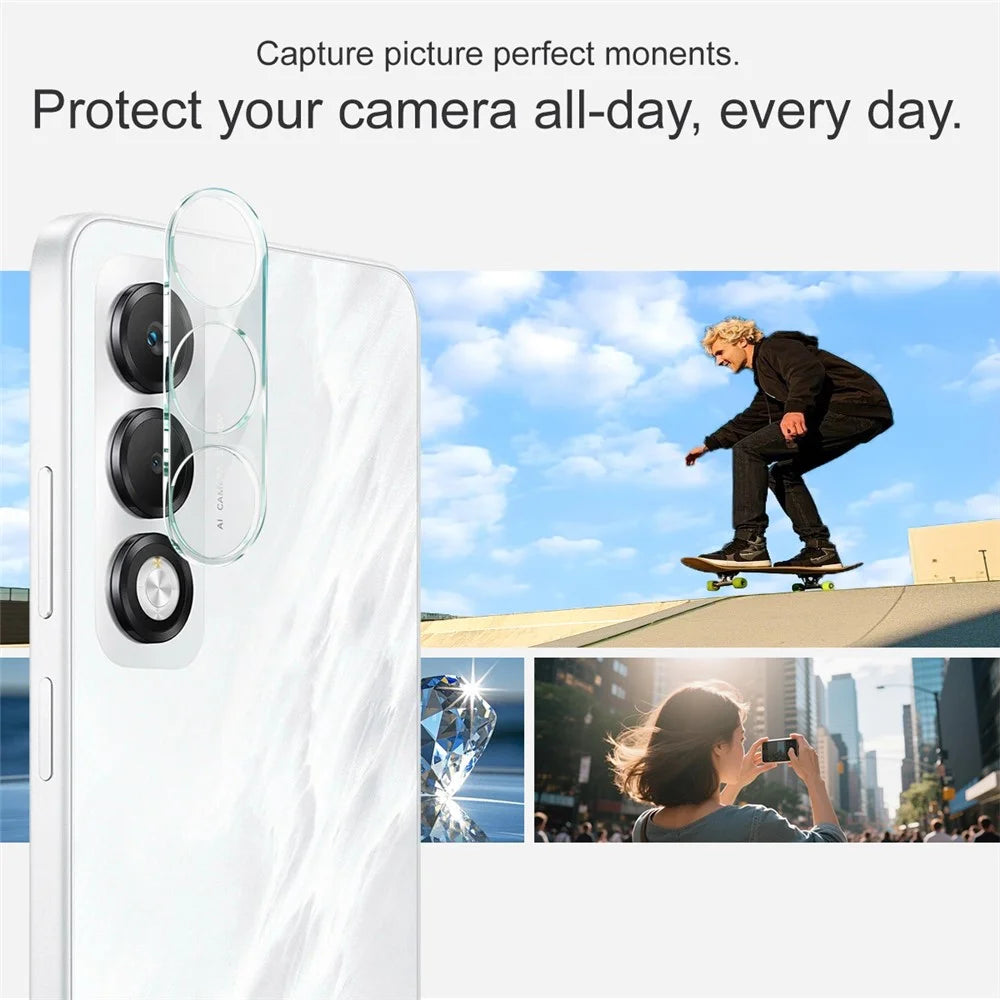 IMAK For Oppo A5i Pro 4G Tempered Glass Camera Lens Protector + Acrylic Lens Cap - 5