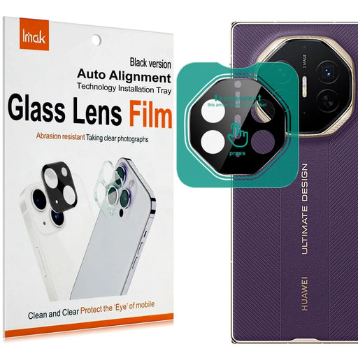 IMAK For Huawei Mate XTs Ultimate Tempered Glass Camera Lens Protector with Self Positioning Frame (Black Version) - 1