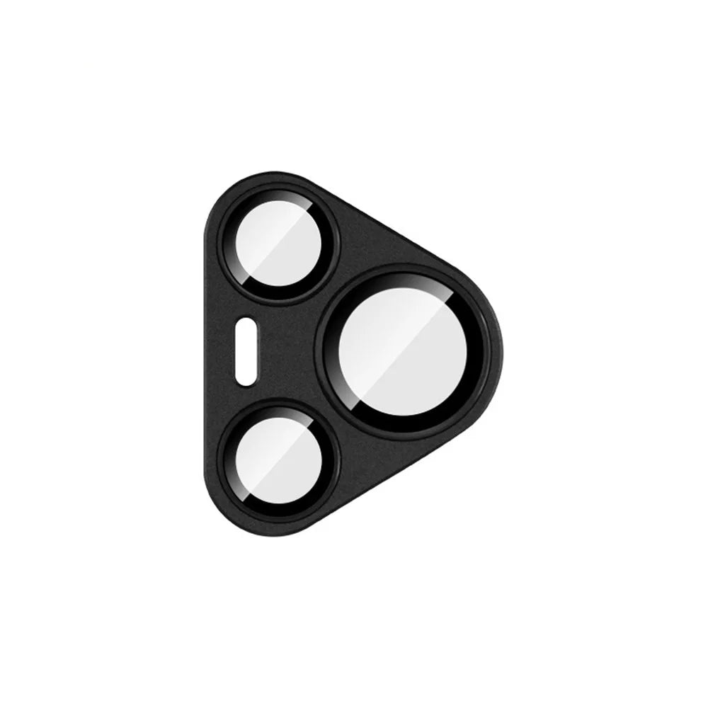 IMAK For Huawei Pura 70 Camera Lens Film Metal Lens Cap + Tempered Glass Lens Protector - Black - 3