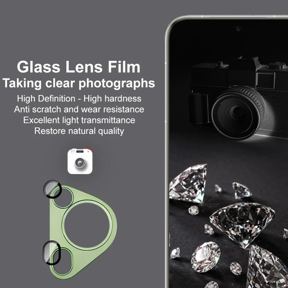 IMAK For Huawei Huawei Pura 70 Ultra Camera Lens Film Metal Lens Cap + Tempered Glass Lens Protector - Black - 7