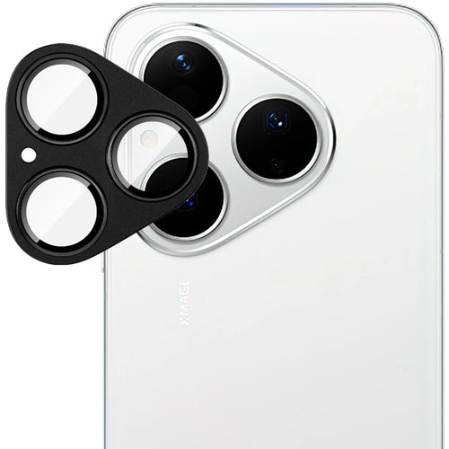 IMAK For Huawei Pura 80 Camera Lens Film Metal Lens Cap + Tempered Glass Lens Protector - Black - 1