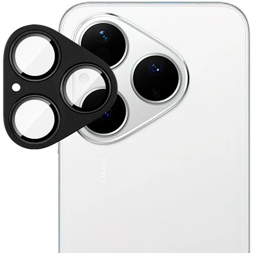 IMAK For Huawei Pura 80 Camera Lens Film Metal Lens Cap + Tempered Glass Lens Protector - Black - 1