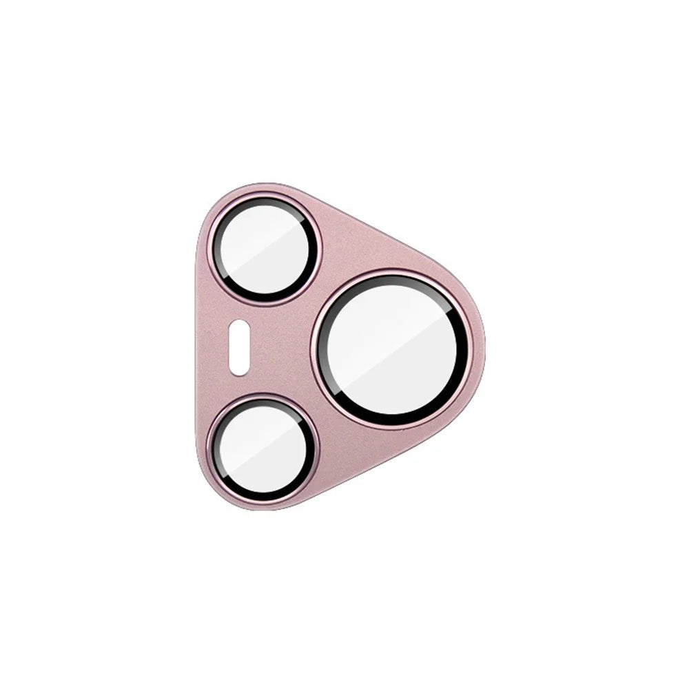 IMAK For Huawei Pura 80 Ultra Camera Lens Film Metal Lens Cap + Tempered Glass Lens Protector - Pink - 3