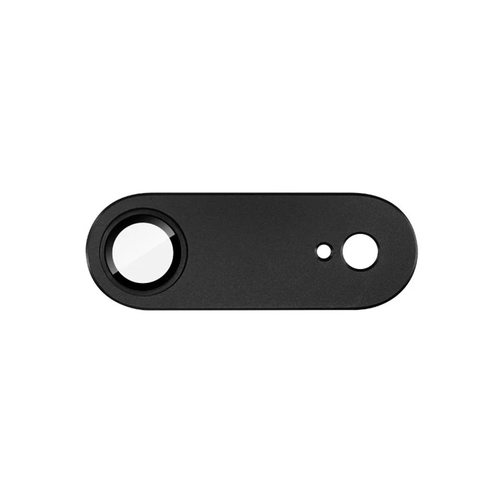IMAK For iPhone Air Camera Lens Film Metal Lens Cap + Tempered Glass Lens Protector - Black - 3