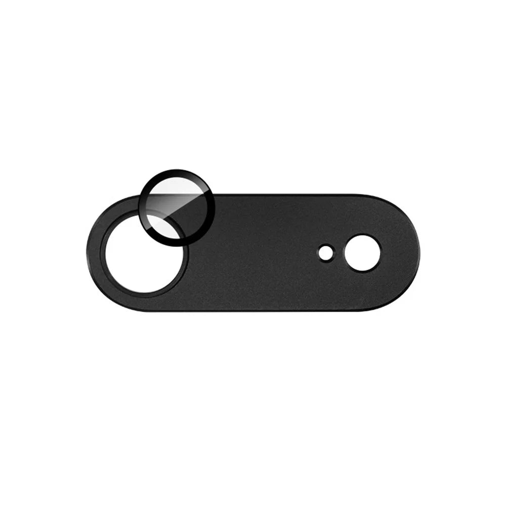 IMAK For iPhone Air Camera Lens Film Metal Lens Cap + Tempered Glass Lens Protector - Black - 4