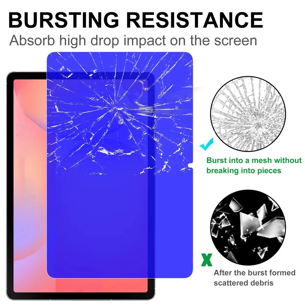For Samsung Galaxy Tab S10 Lite Tempered Glass Screen Protector Blue Light Blocking Screen Film - 4