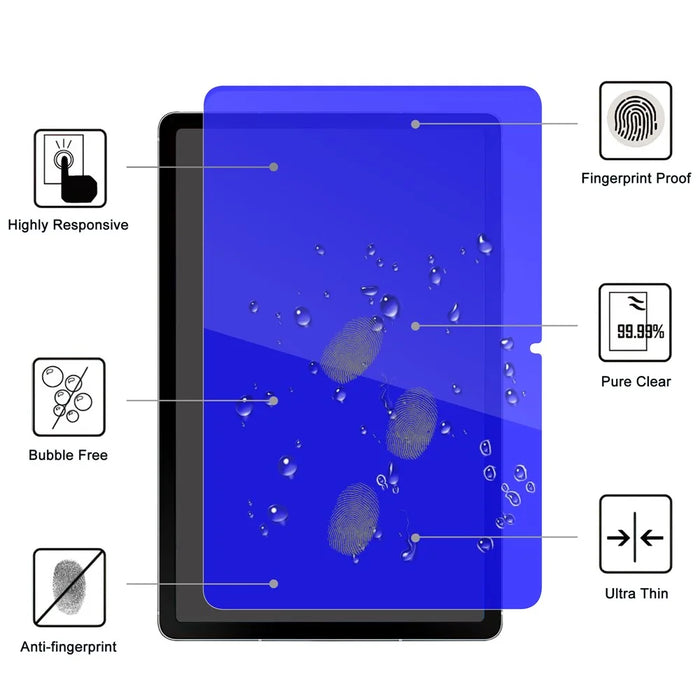 For Samsung Galaxy Tab S11 Tempered Glass Screen Protector Blue Light Blocking Screen Film - 2