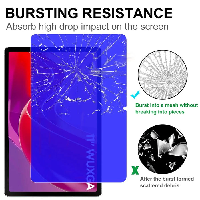 For Lenovo Tab M11 Tempered Glass Screen Protector Blue Light Blocking Screen Film - 4