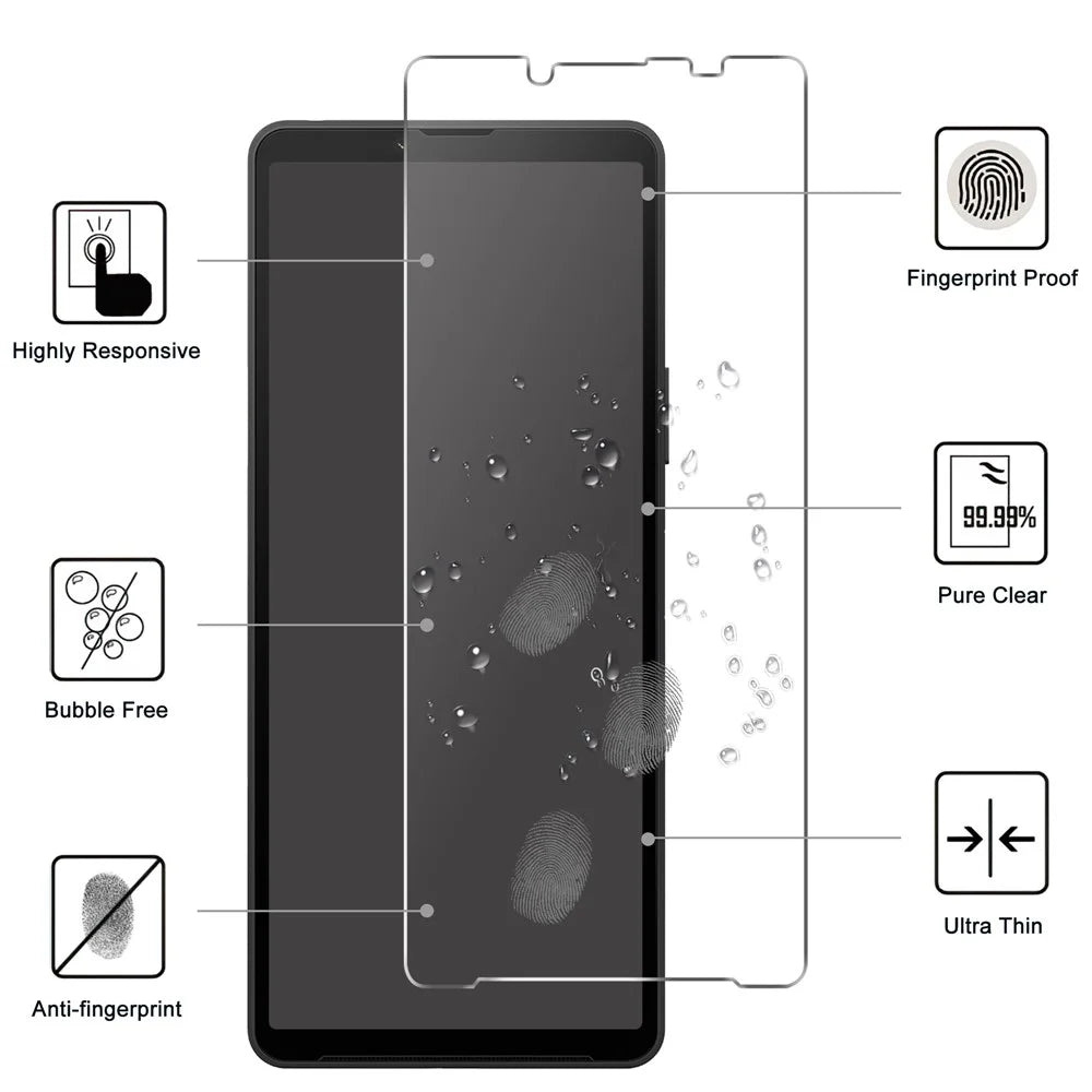 For Sony Xperia 10 VII Screen Protector 2.5D HD Tempered Glass Film - 2
