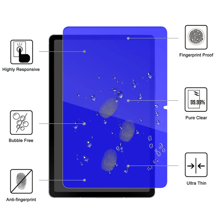 For Lenovo Tab 10.1 (2025) Tempered Glass Screen Protector Blue Light Blocking Screen Film - 2