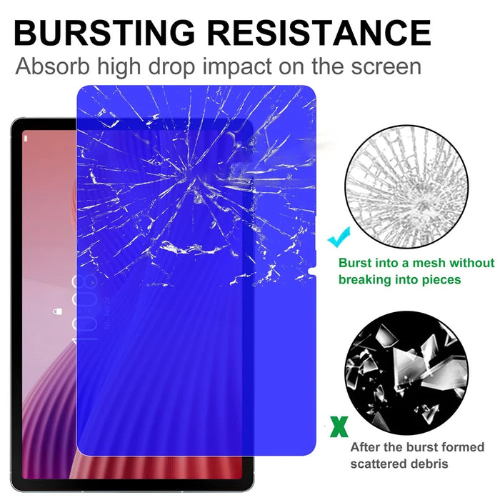 For Lenovo Tab 10.1 (2025) Tempered Glass Screen Protector Blue Light Blocking Screen Film - 4