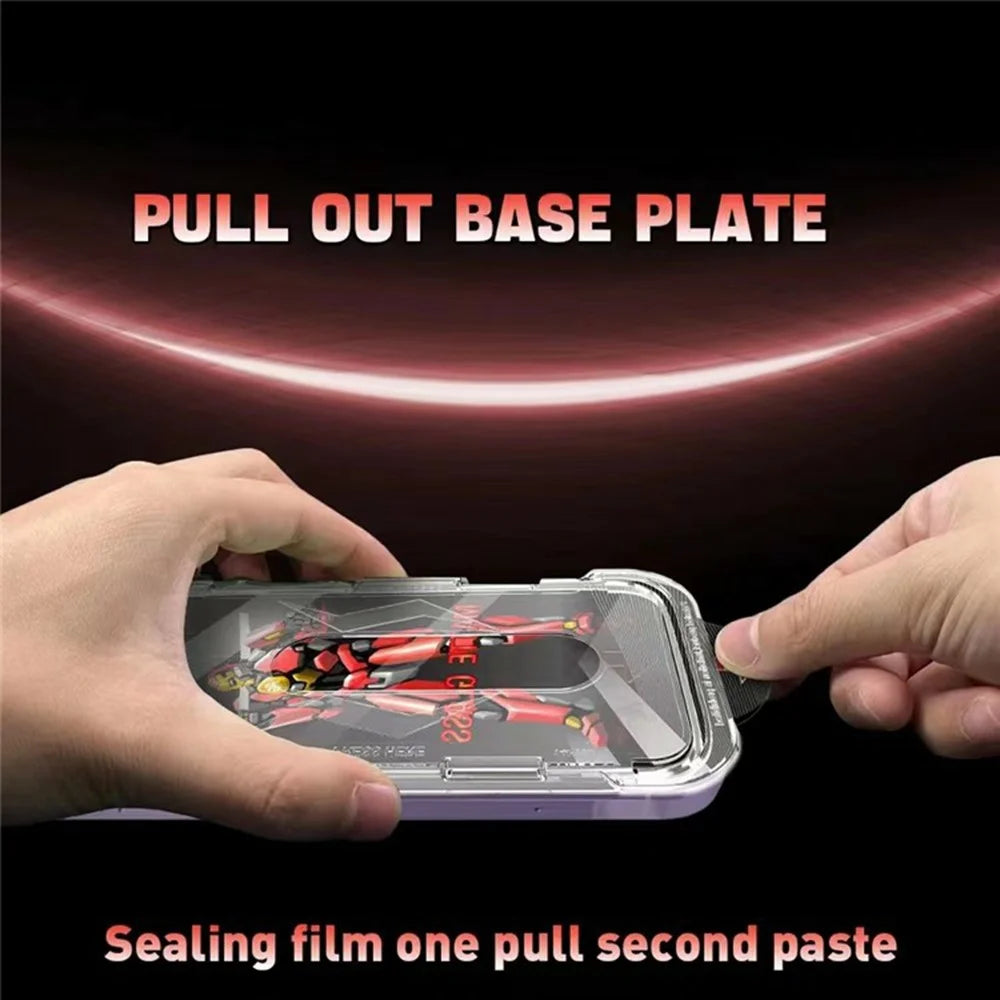 JRNLT For iPhone Air Screen Protector Matte Anti Fingerprint 9H Tempered Glass Film with Installation Tool - 5
