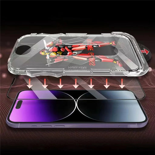 JRNLT For iPhone 17 Pro Screen Protector Matte Anti Fingerprint 9H Tempered Glass Film with Installation Tool - 1