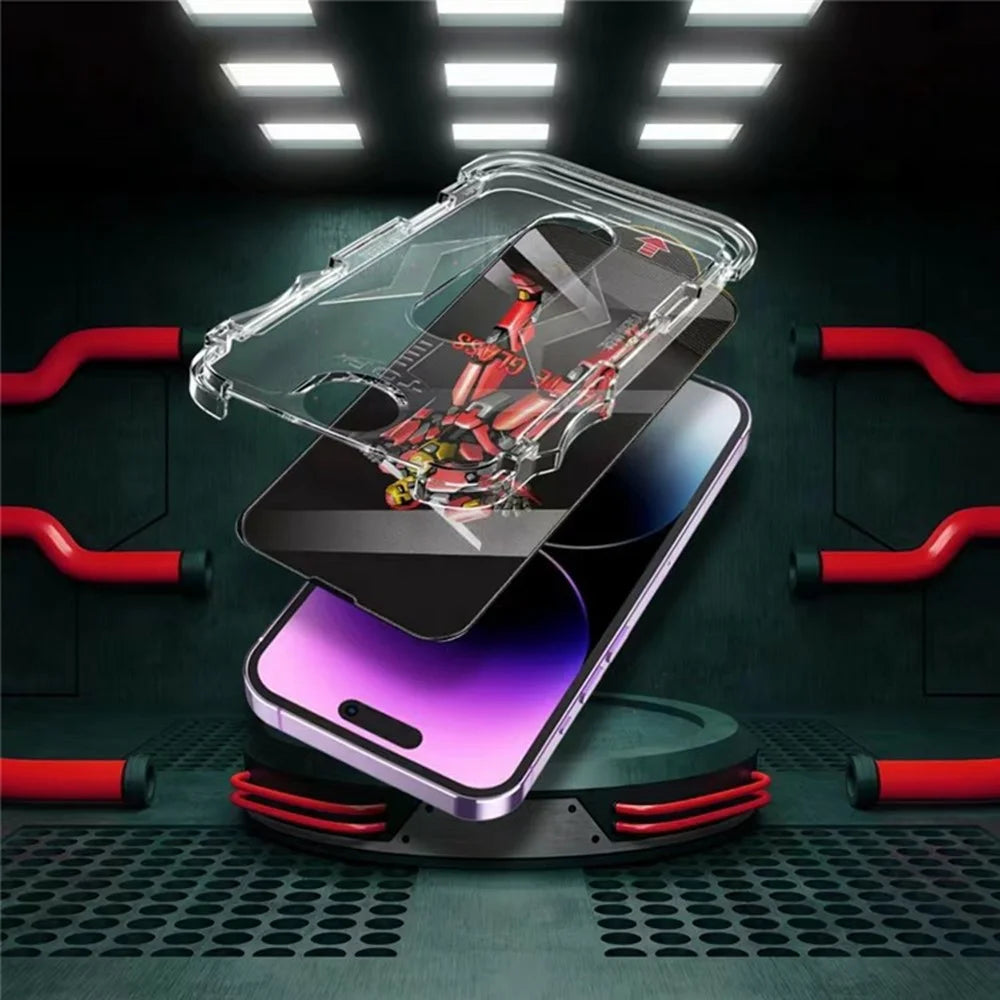 JRNLT For iPhone 17 Pro Max Screen Protector Matte Anti Fingerprint 9H Tempered Glass Film with Installation Tool - 2