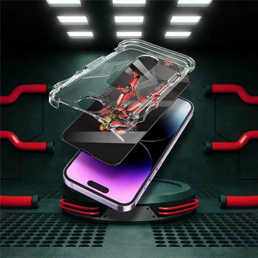 JRNLT For iPhone 17 Pro Max Screen Protector Matte Anti Fingerprint 9H Tempered Glass Film with Installation Tool - 2