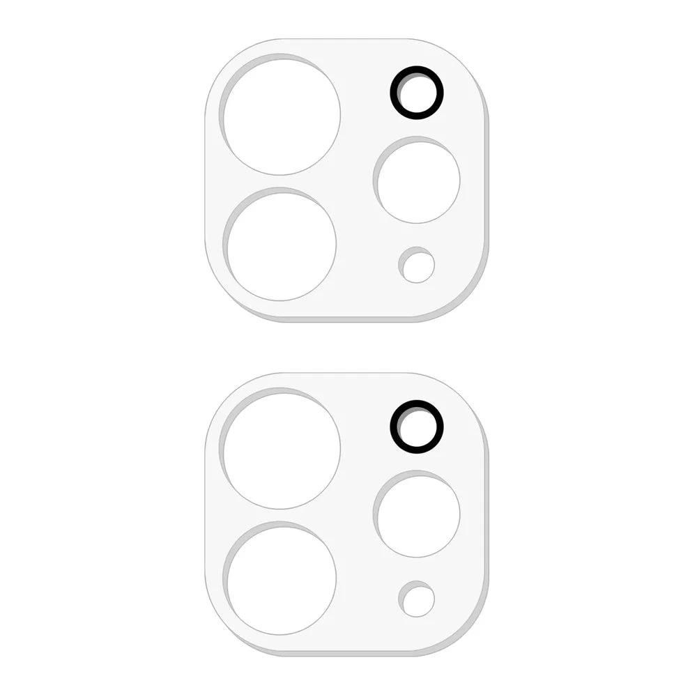 2Pcs / Set For iPad Pro 11 (2022) / (2021) / (2020) / iPad Pro 12.9 (2022) / (2021) / (2020) Anti-scratch Tempered Glass Camera Lens Protector 3D Arc Edge Ultra Clear Lens Protective Film - 2