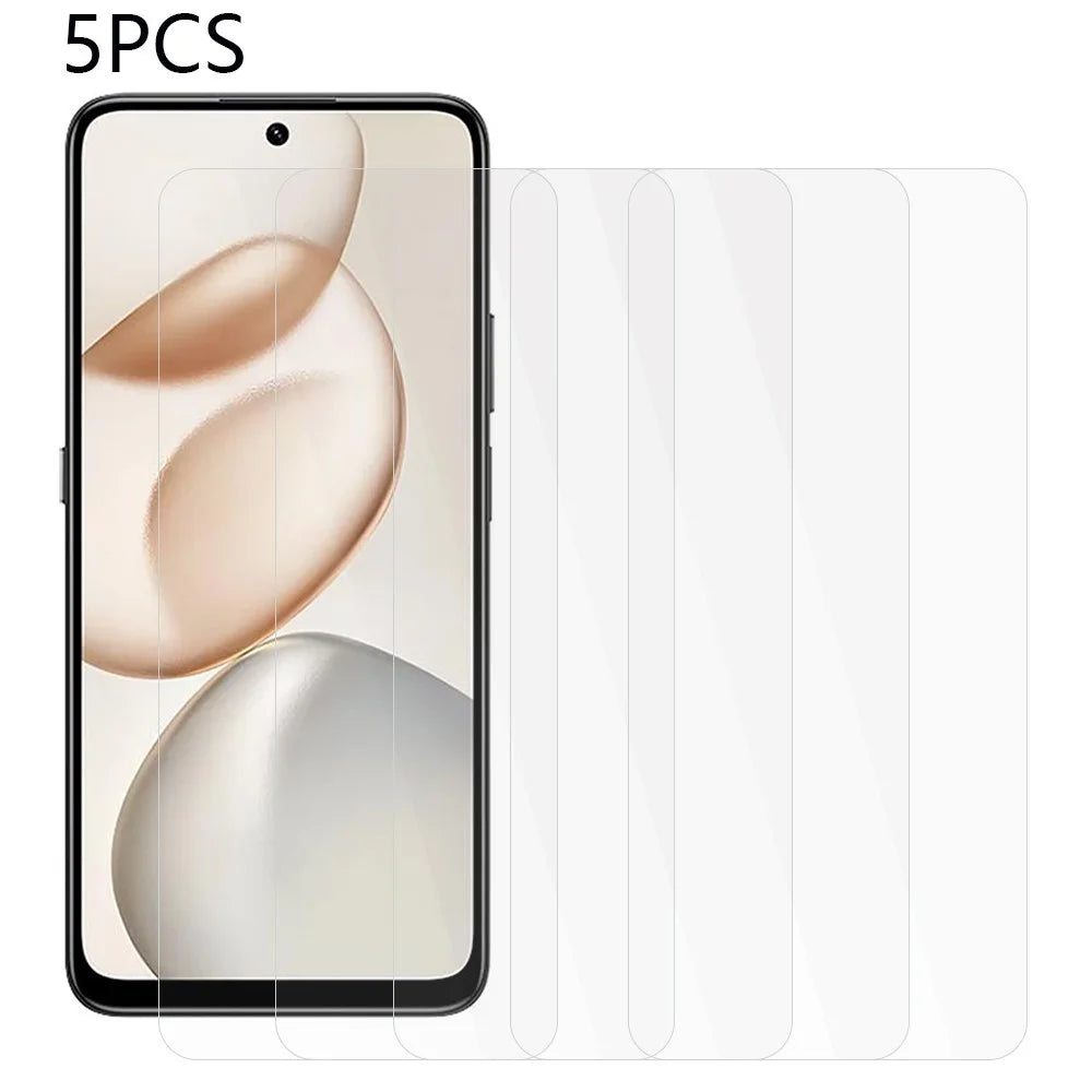 5Pcs For Honor 400 Smart 4G Front Screen Protector 0.3mm 2.5D Tempered Glass Clear Film - 1