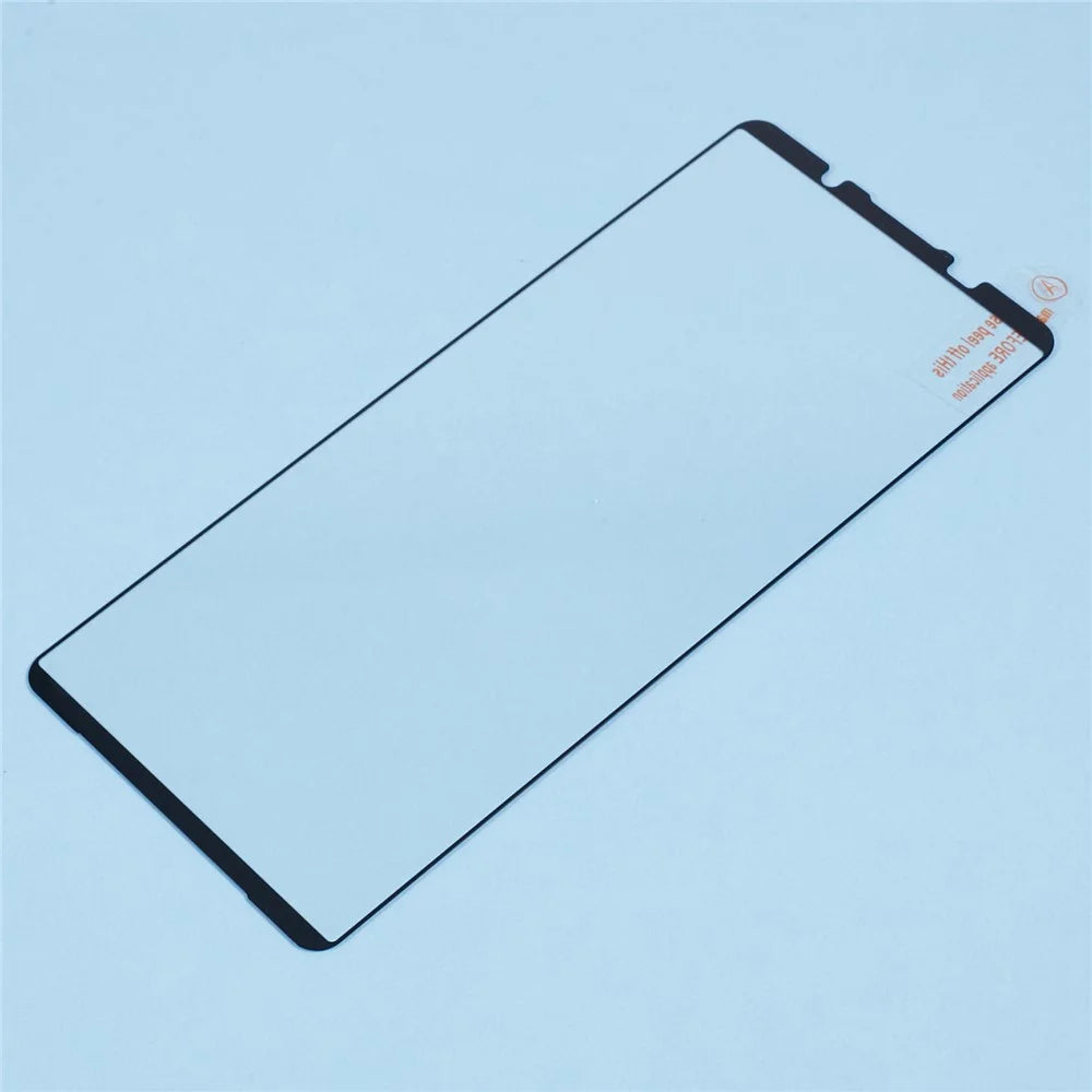 For Sony Xperia 10 VII Screen Protector Full Glue Silk Printing Tempered Glass Screen Film - 3