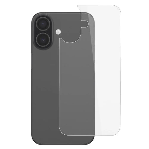 For iPhone 17 HD Clear Tempered Glass Back Film 2.5D Arc Edge 9H Hardness Anti-Scratch Back Protector - 1