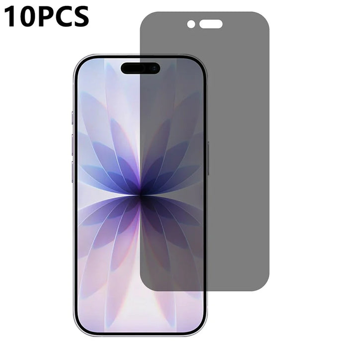 10Pcs For iPhone 17 Anti-Spy Tempered Glass Screen Protector Anti-Scratch Full Coverage Screen Film - 1